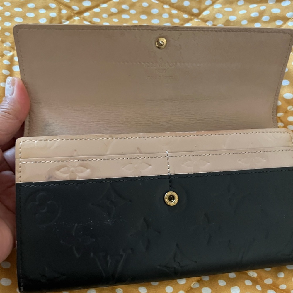 Louis Vuitton authentic black Leather- Pre loved